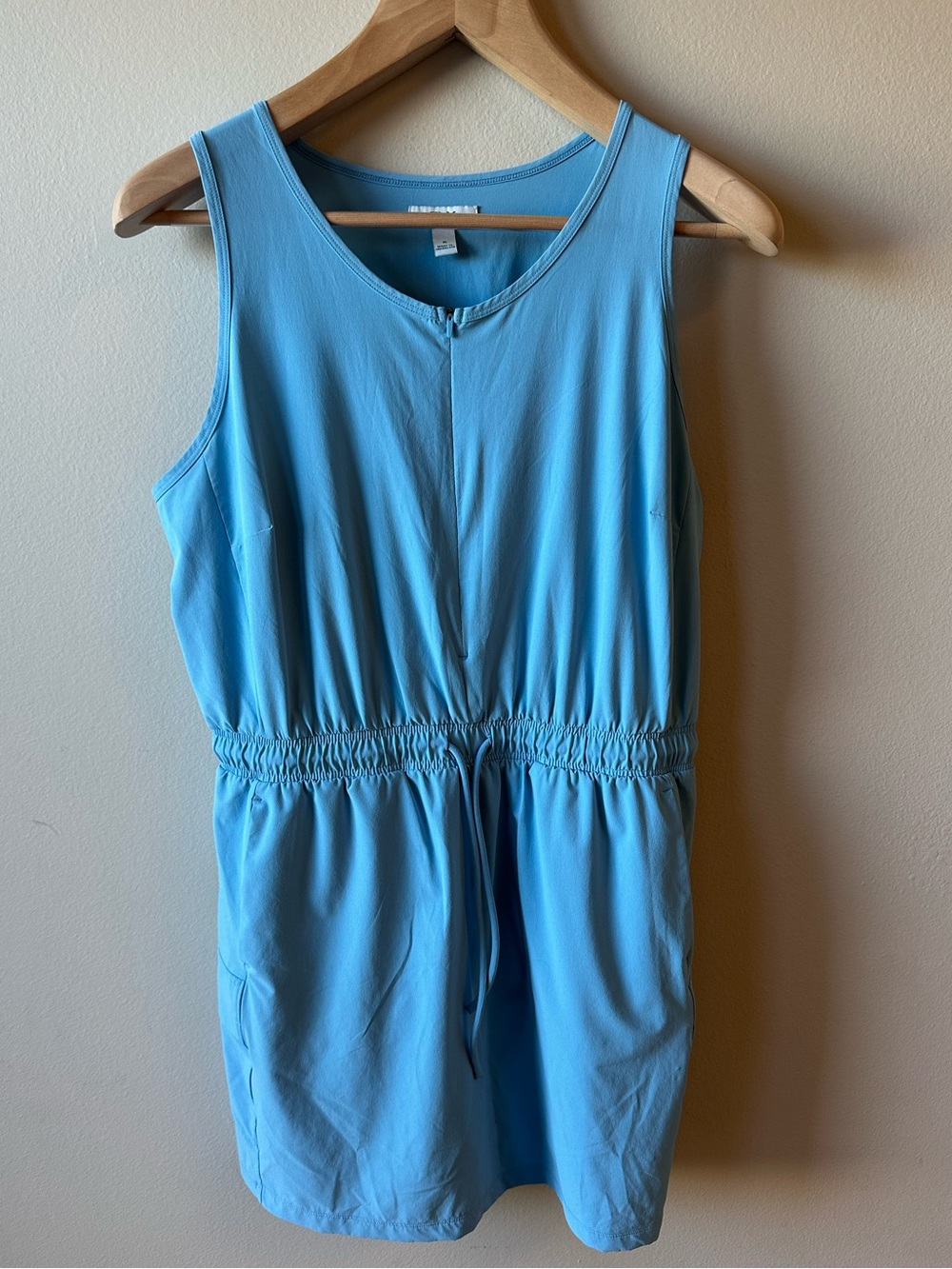Women’s FLX Blue Drawstring Waist Romper